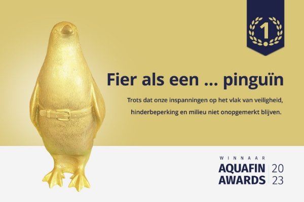 Wegenwerken De Moor valt in de prijzen op de Aquafin Awards